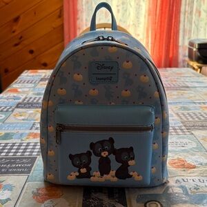 NWT Loungefly Disney Pixar Brave Bear Brothers Mini Backpack